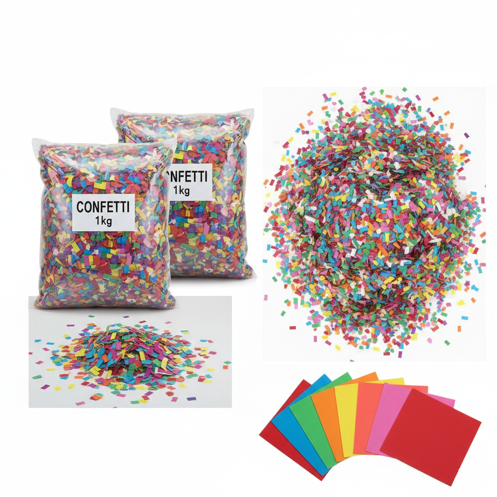 Mix Color 1 KG Confetti Paper