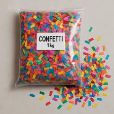 Mix Color 1 KG Confetti Paper
