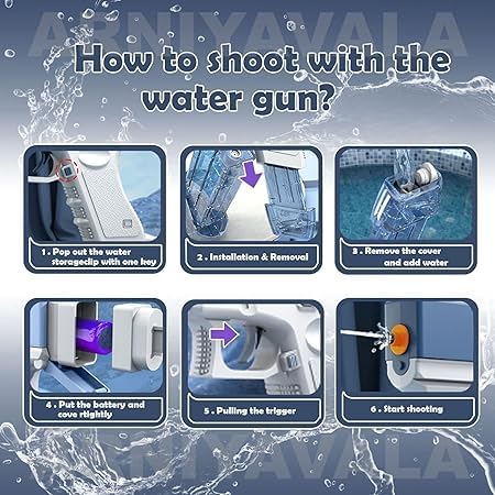 Agent 007 Electric Water Gun